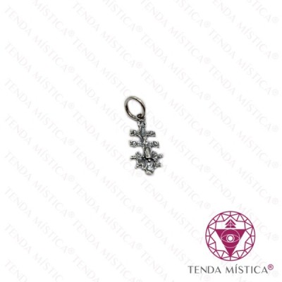 CRUZ CARAVACA PRATA OXIDADA17X8MM