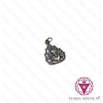 PENDENTE PRATA 16MM GANESHA