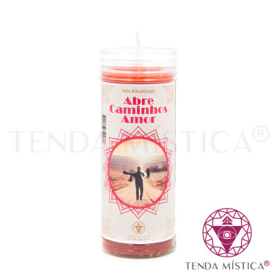 VELAS RITUALIZADAS (AMOR ABRE CAMINHOS)