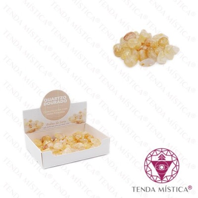 PEDRAS QUARTZO DOURADO 250GR