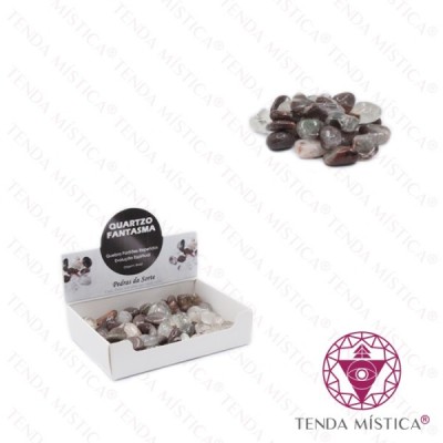 QUARTZO FANTASMA RODADO 250GR BR