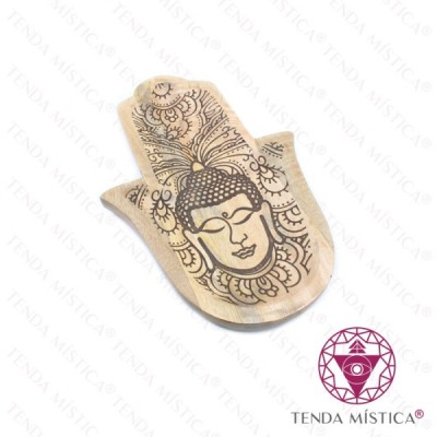 JARDIM ZEN  BUDA VELA BOB 33X12.8X21CM