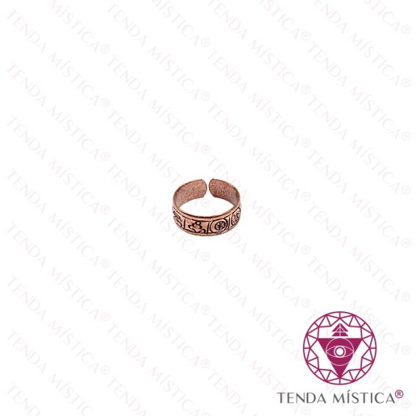 Anel Cobre Tibetano