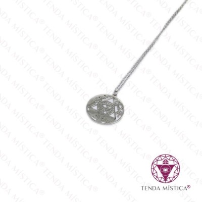 Colares Aço V. Simbolos prata