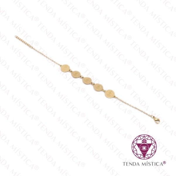 Pulseira São Bento Dourado