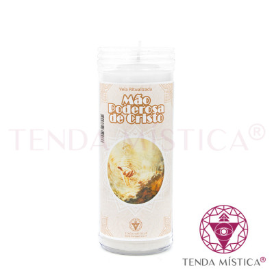 VELAS RITUALIZADAS (MÃO PODEROSA CRISTO)