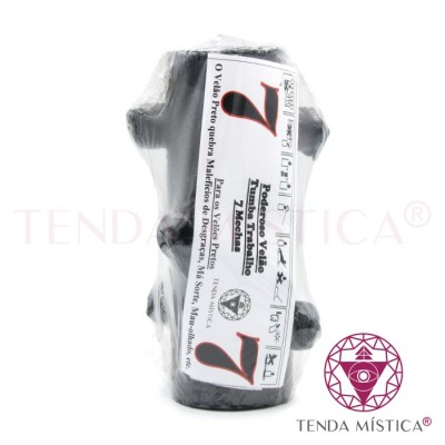 VELÃO 7 MECHAS PRETO
