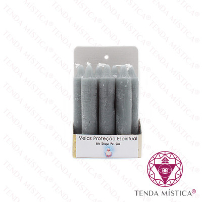 RITUAL SORTE 7 VELAS CINZENTO