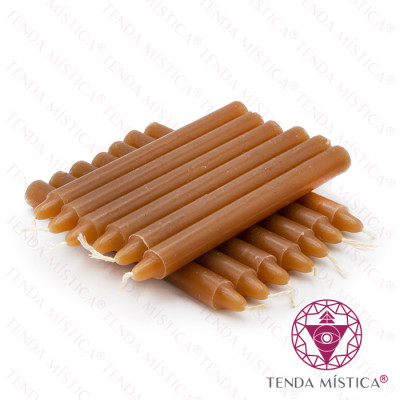VELAS 15 CM CASTANHO 1 KG