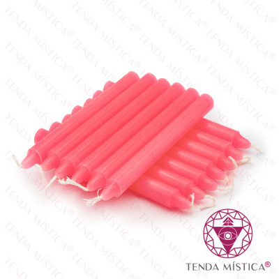 VELAS 15CM ROSA 1 KG