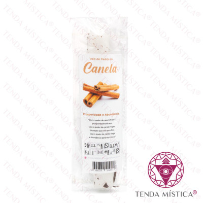 VELA PEDIDO CANELA PROSPERIDADE