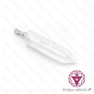 PENDENTE 1 PONTA QUARTZO CRISTAL PQ