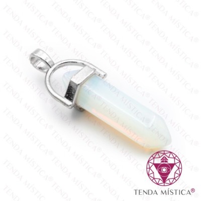 PENDENTE 2 PONTAS OPALA