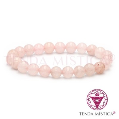 PULSEIRA QUARTZO ROSA 8MM