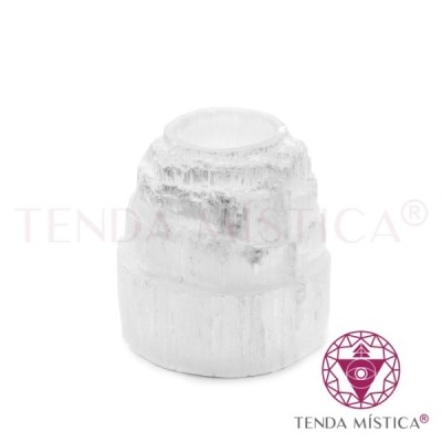 SELENITE PORTA VELAS (M)