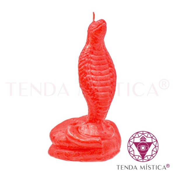 Vela Figura Serpente XL Preta