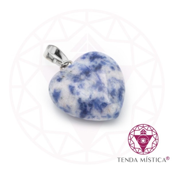 Pendente Coração Sodalite