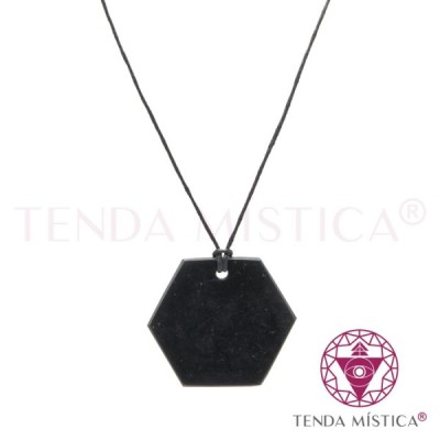 PEDRAS COLARES SHUNGIT PENDULO