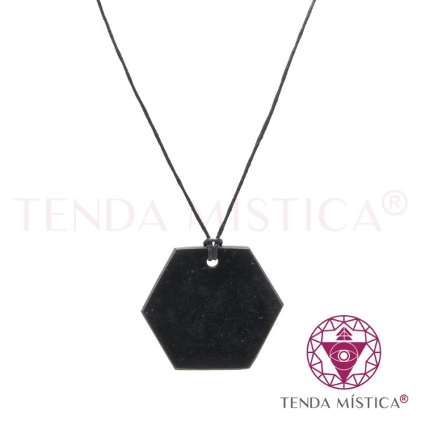 Colar Shungite Oval Olho