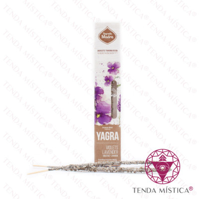 SAGRADA MADRE - INCENSO YAGRA - VIOLETA E LAVANDA