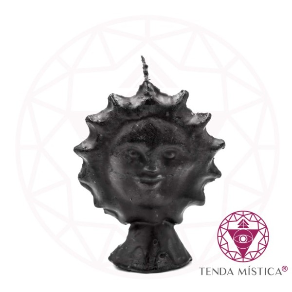 Vela Figura Sol Branco