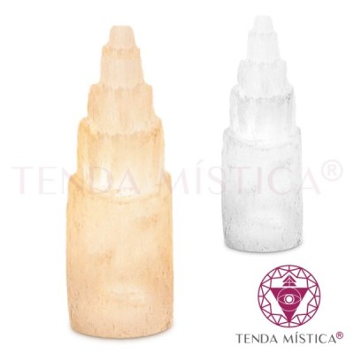 SELENITE CANDEEIRO 40 CM