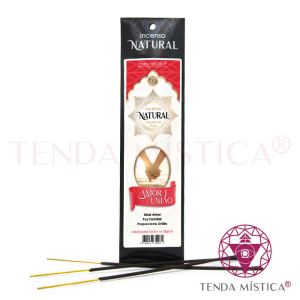 Incenso Natural Amor e União