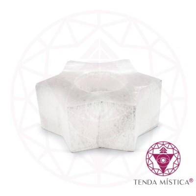 SELENITE PORTA VELAS (M)