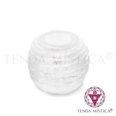 SELENITE PORTA VELAS (M)
