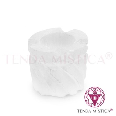SELENITE PORTA VELAS (M)