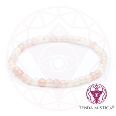 PULSEIRA QUARTZO ROSA 4MM