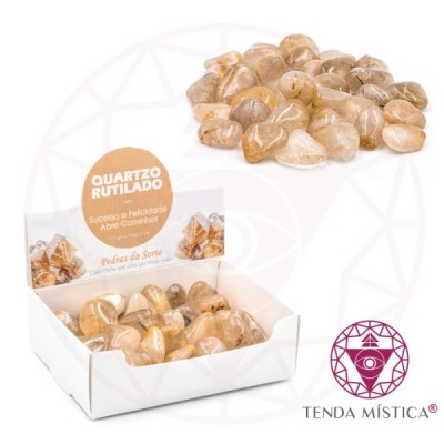 PEDRAS QUARTZO RUTILADO 250 GR
