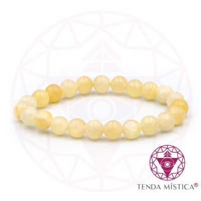 PULSEIRA CALCITA AMARELA 8MM