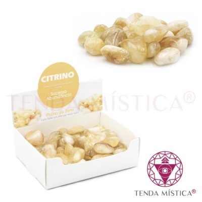 PEDRAS RODADO CITRINO 250 GR