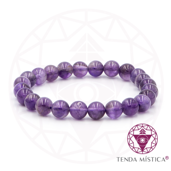 Pulseira Ametista 8mm
