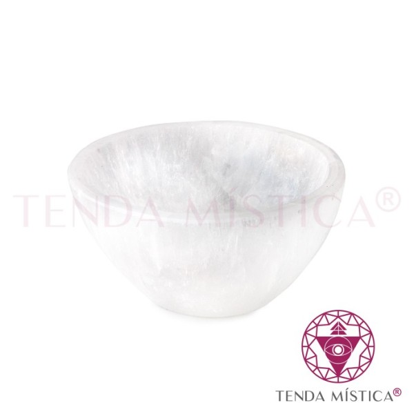 Selenite Taça Borboleta 8cm
