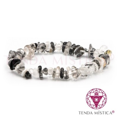 PULSEIRA CHIPS QUARTZO TURMALINADO