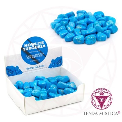 PEDRAS HOWLITA TURQUESA