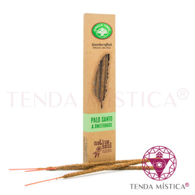 INCENSO NATIVE SOUL ORGÂNICO PALO SANTO & SWEETGRASS