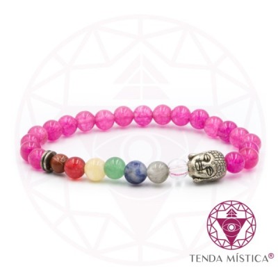Pedras Pulseiras Chakras Agata Blue