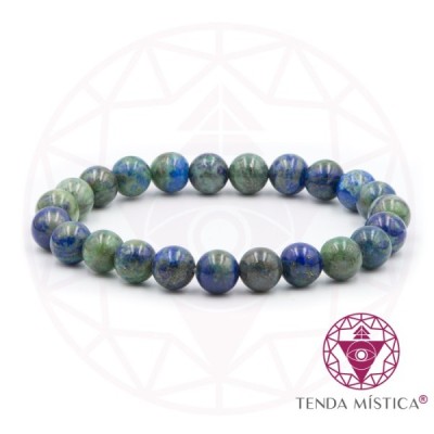 PULSEIRA AMAZONITE & AZURITE 8MM