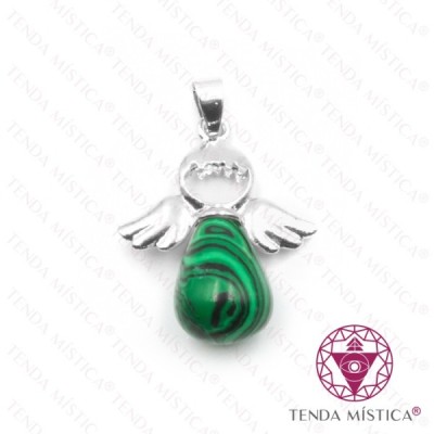 PENDENTE ANJO MALAQUITA