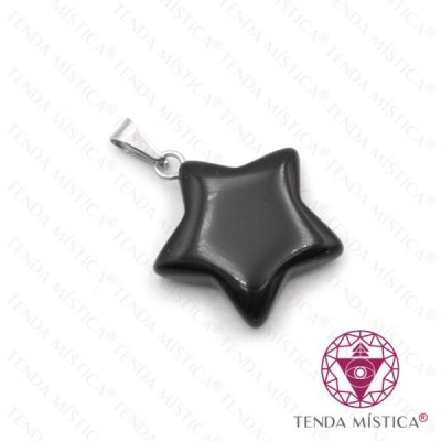 PENDENTE ESTRELA ÓNIX