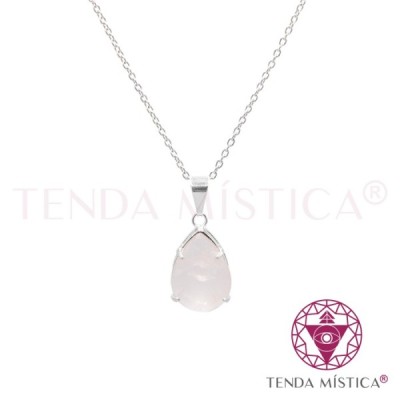 PEDRAS PENDENTES C/BANHO DE PRATA
