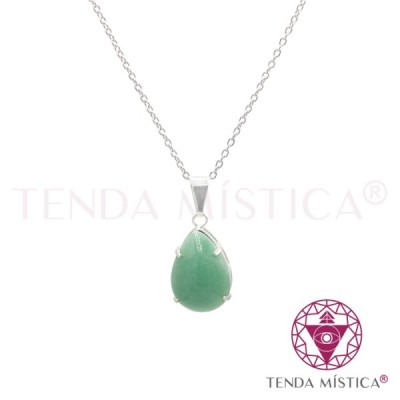 PEDRAS PENDENTES C/BANHO DE PRATA