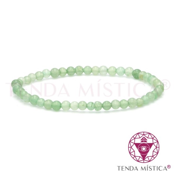Pulseira Quartzo Verde - 4mm