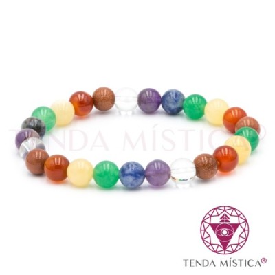 PULSEIRA CHAKRAS MIX 8MM
