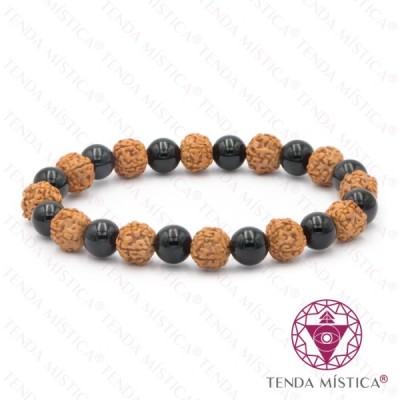 PULSEIRA RUDRAKSHA ÓNIX 8MM