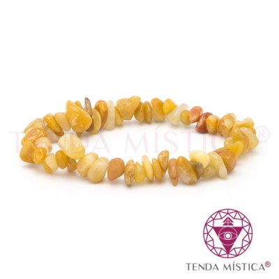 PULSEIRA CHIPS JASPE AMARELO
