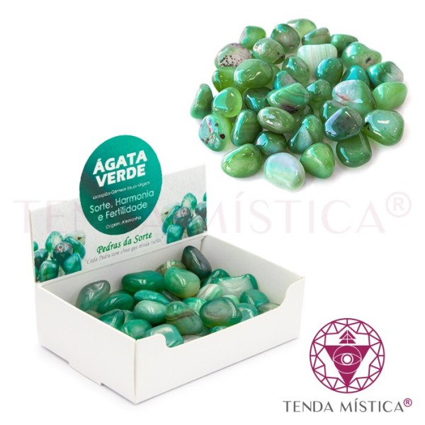 Caixa 250gr Ágata Verde